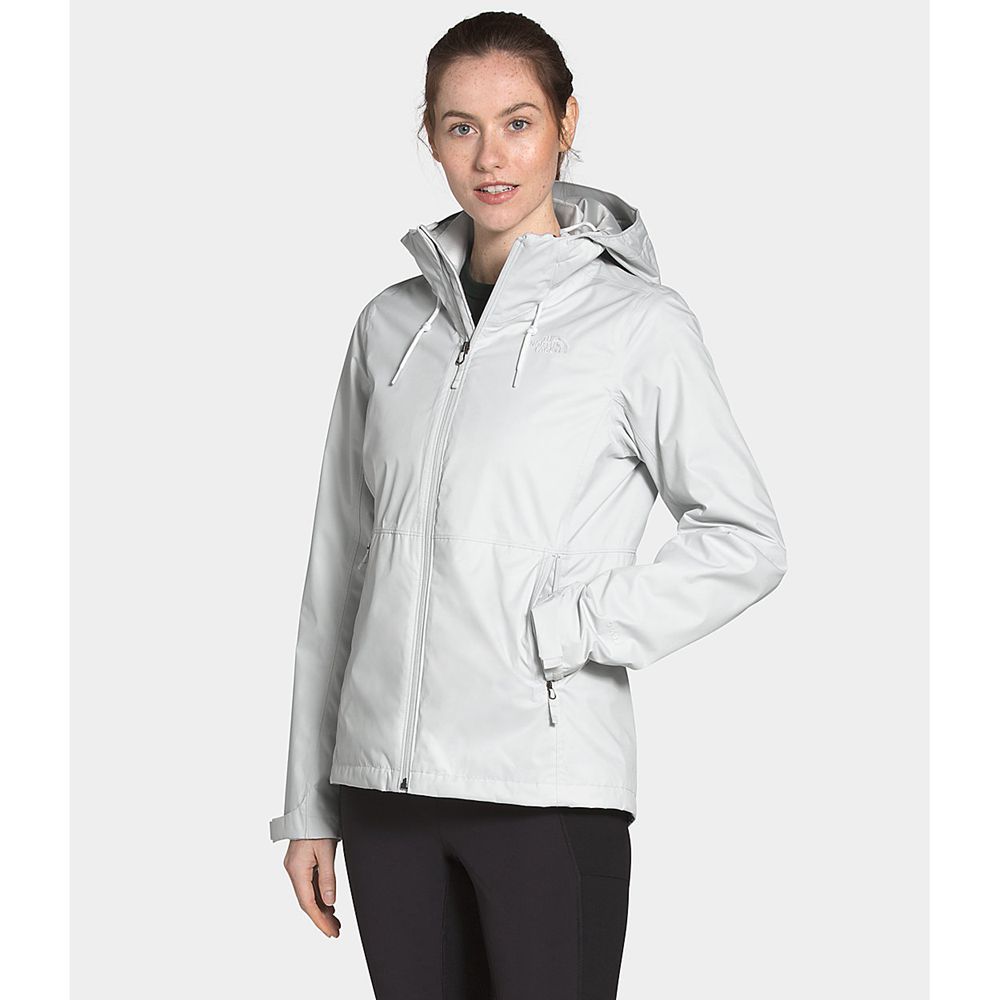 The North Face Insulated Jacket Womens Australia - The North Face Arrowood Triclimate® Grey / White